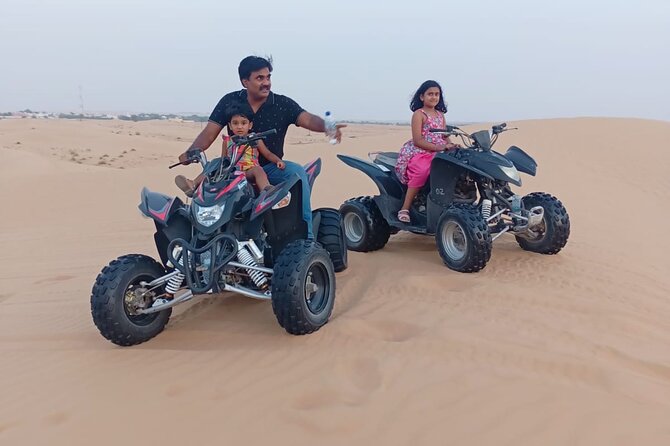 1 Hour Private Quad Biking with 30 minutes Camel Farm Visit - Heat, safety, and the riding level