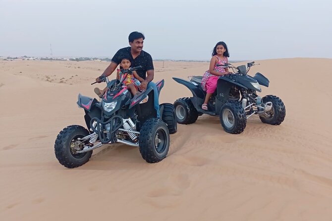 1 Hour Private Quad Biking with 30 minutes Camel Farm Visit - What the deep-desert route adds