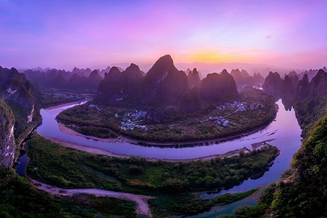 2-DAY Guilin Rice Terraces, Li River Cuise, YangShuo Leisure Tour - Day two: Yangdi to Nine Horses Hill by electric raft