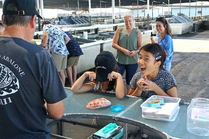 Abalone Farm Tour - The hands-on part is more than a photo stop