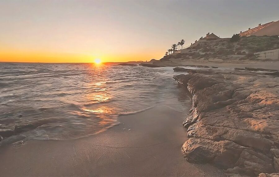 Alicante : E-Bike Coast Tour, Roman Fish Farm and Snorkeling - Riding from Alicante toward the coves