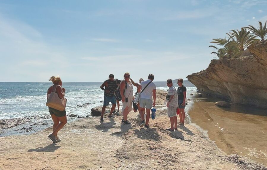 Alicante : E-Bike Coast Tour, Roman Fish Farm and Snorkeling - The guides make the short route work