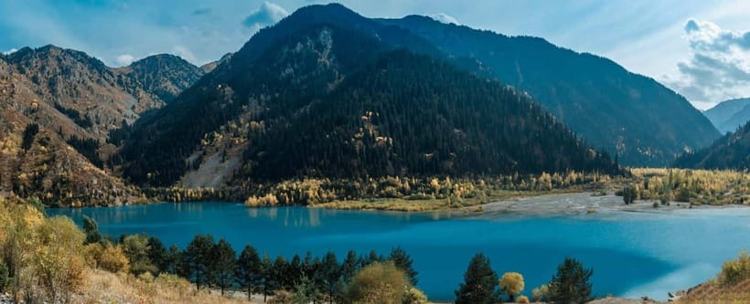 Almaty: Issyk Lake, Bear Waterfall & Trout Farm Day Trip - The Bear Waterfall walk near Turgen