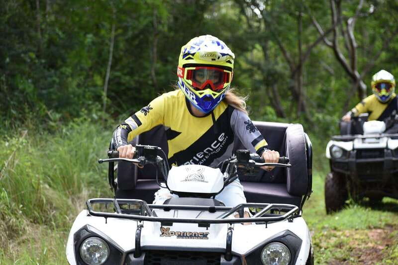 Atv and Cenotes in Hacienda - Getting ready for the ATV ride