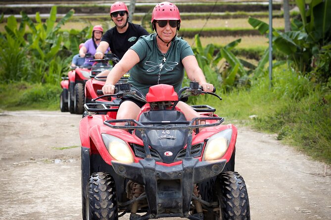 ATV Quad Bike Kuber Through Waterfall, Tunnel And Rice Field - The ATV ride through Bali’s changing terrain