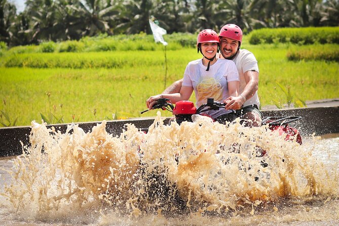 ATV Quad Bike Kuber Through Waterfall, Tunnel And Rice Field - Tunnels add a welcome change of pace