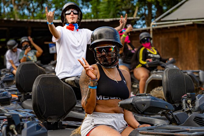 ATV Single Rider Adventure Near San Juan - Hacienda Campo Rico - Following the guide onto the private trails