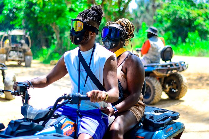ATV to Macao Beach and Water Cave with Organic Farm - Entering the 25-foot Los Hoyos del Salado cave