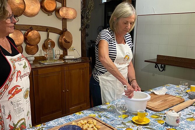 Authentic cooking class on a farm with a view of Sorrento. - Making fresh pasta from scratch