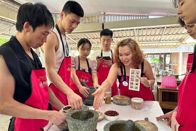 Authentic Thai Cooking Class and Farm Visit in Chiang Mai - Choosing six dishes from the menu