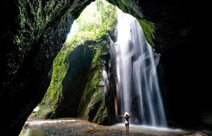Bali: 3 best waterfall and tegalalang rice terrace - Tibumana is the day’s swimming stop