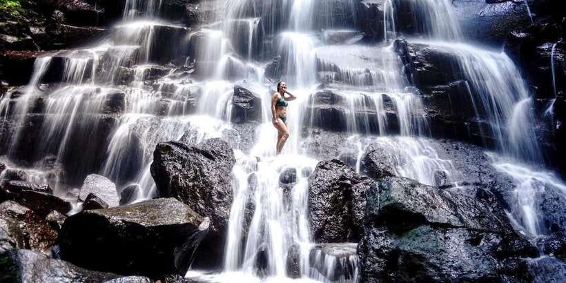 Bali: 3 Waterfalls and Tegalalang Rice Terrace Private Tour - Tukad Cepung and the rock chamber effect