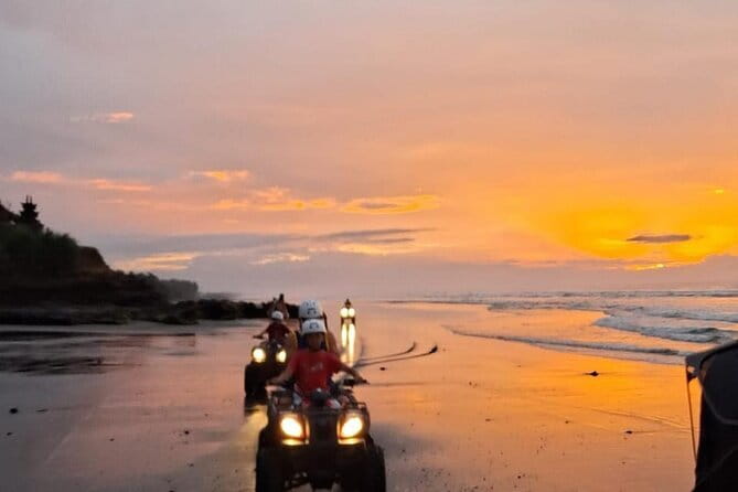Bali ATV Ride On the Beach, Rice Field and Village Tour 2 Hour - Rice fields and village roads before the sea