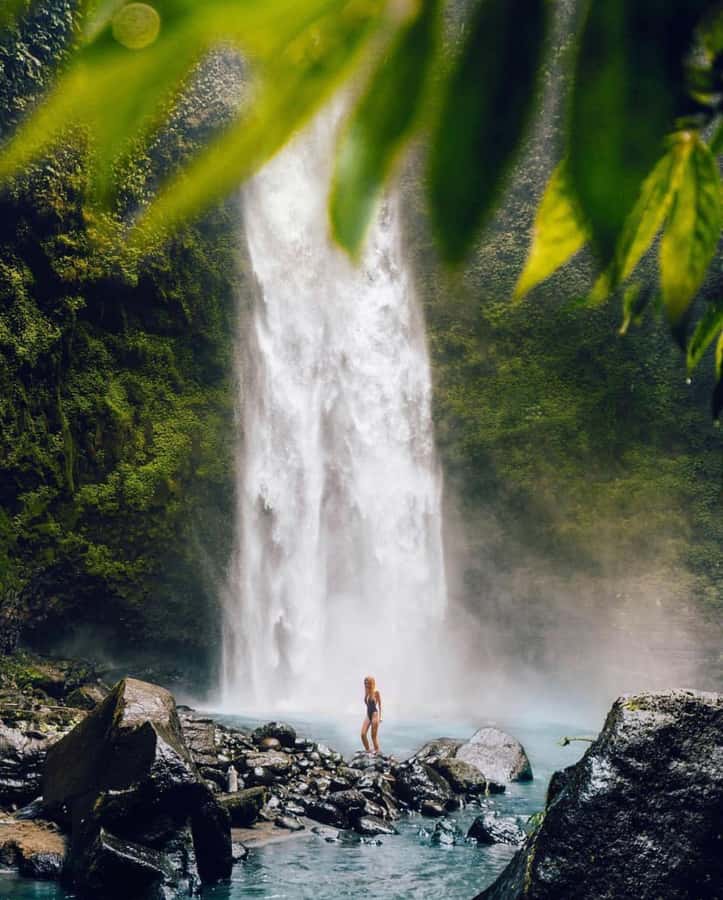 Bali: Discover Jungle Waterfalls and Rice Terraces - Leke Leke: a slender waterfall for photographs