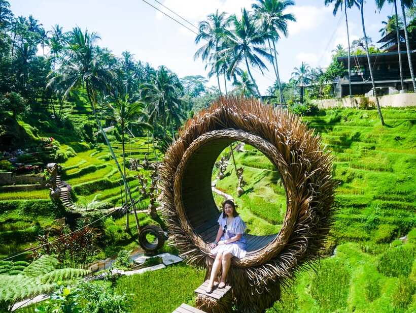 Bali: Kintamani, Tegalalang and Coffee Plantation Tour - The waterfall stop and one important name check