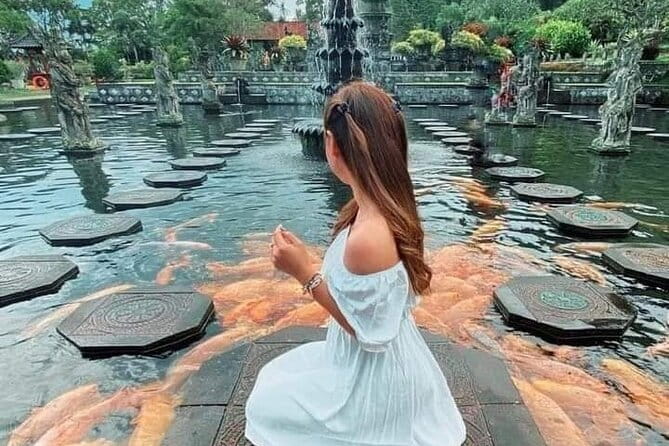 Bali Lempuyang Temple, Waterfall with Rice Terrace Tour - Tirta Gangga Water Palace and royal design
