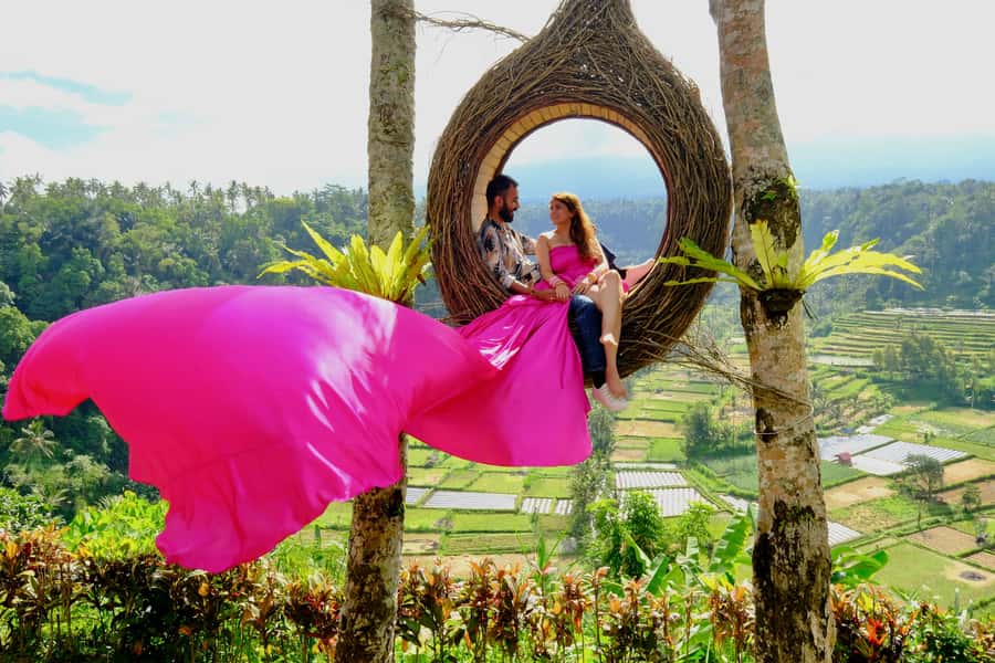 Bali: Swing with Falls, Rice Terrace, & Monkey Forest Option - Key points at a glance