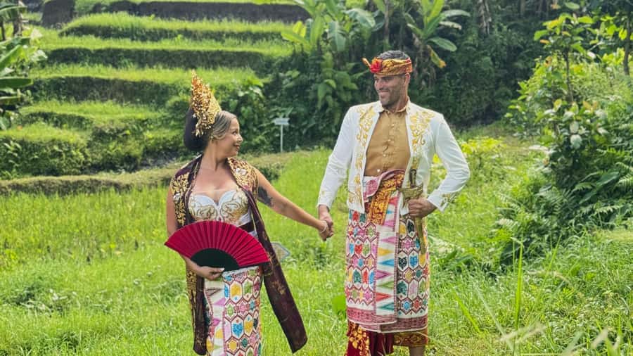 Bali:Traditional Wedding Photoshoot with the Rice Field View - How the photo session works