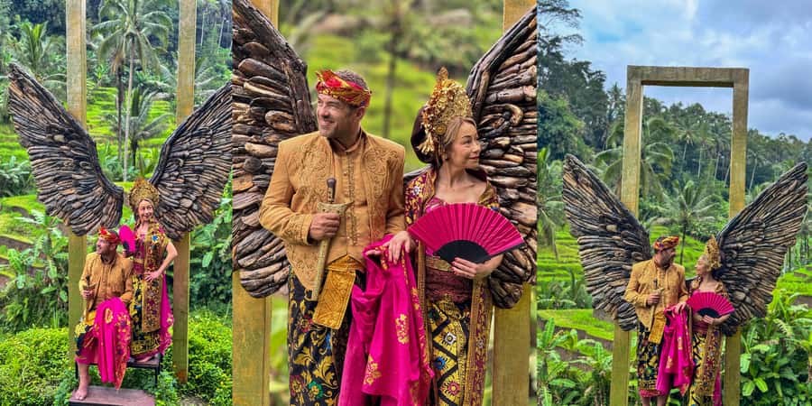 Bali:Traditional Wedding Photoshoot with the Rice Field View - The value of $61 per person