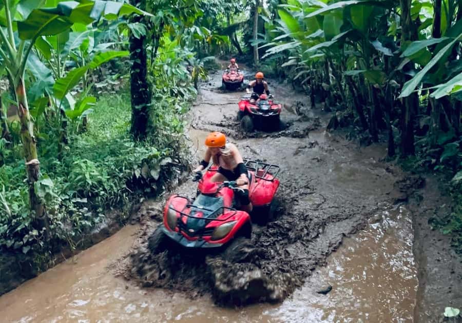 Bali: Ubud ATV Quad Bike, Jungle Swing & Rice Terrace Tour - Solo or tandem: choose with care