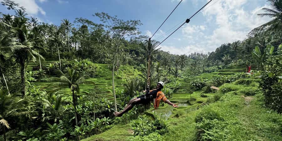 Bali/Ubud: Swing, Zipline & SkyBike Rice Terrace Adventure - What the U Fun Field experience is really like
