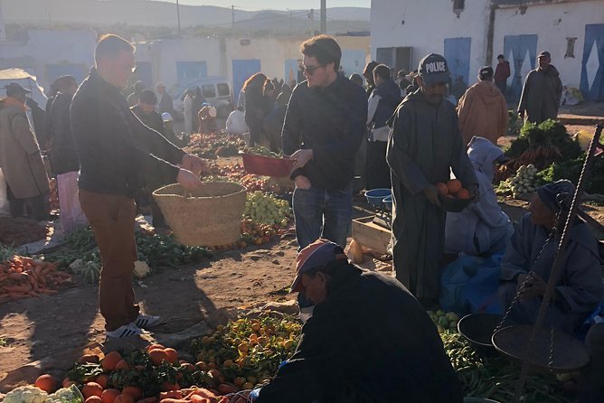 Berber Cooking Class at a Farm in the Countryside & shopping at a rural Souk. - Lunch outdoors on the farm