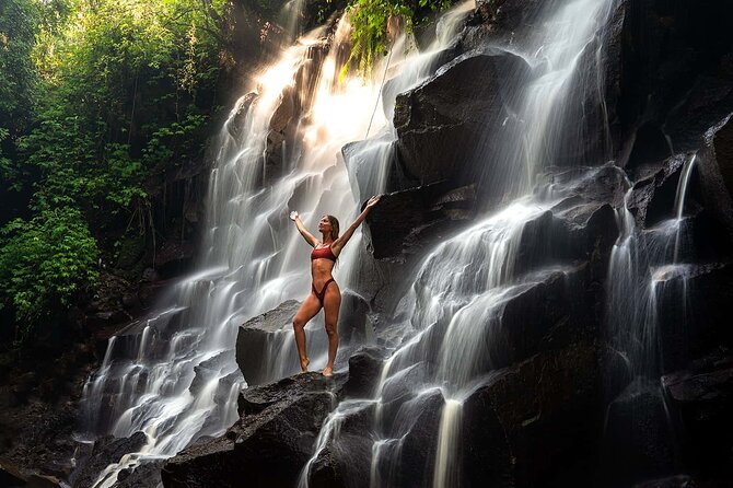 Best of Ubud: Waterfalls, Temple & Rice Terraces Private Day Tour - Tibumana Waterfall: a calmer hour by the water