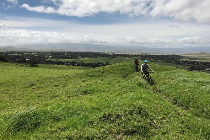 Big Island Mountain Biking on Anna Ranch - Pedaling 1,200 feet up the Kohala slopes