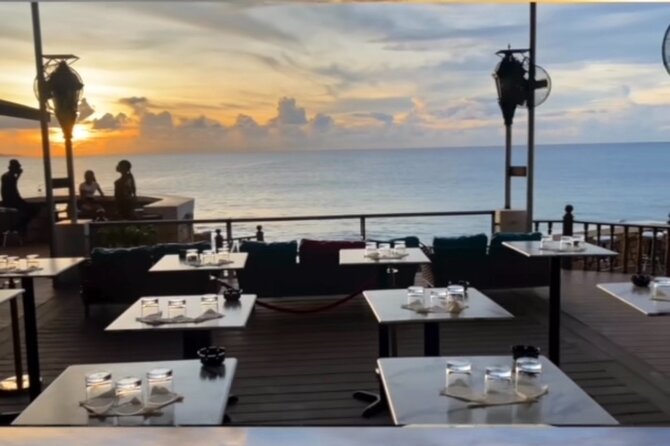 Blue Hole Mineral Swim, Negril Ricks Cafe, & Herb Farm Combo Tour - Rick’s Cafe is built around sunset