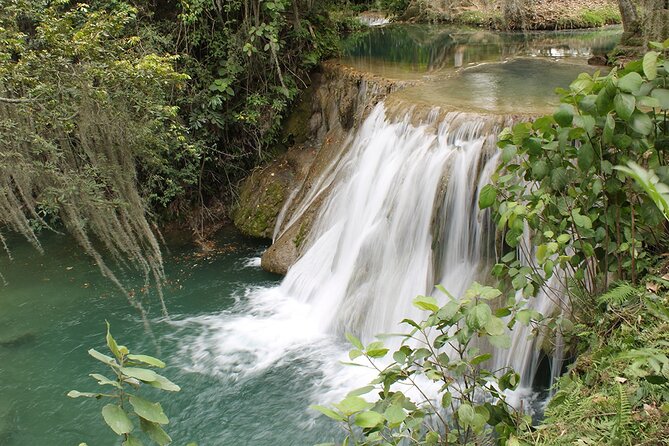 Bridge of God and Hacienda Gómez Tour - Tamasopo and its seven smaller waterfalls