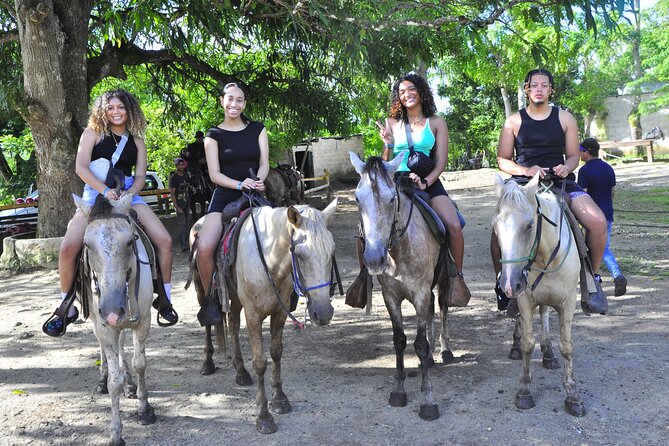 Buggy Ride, Horseback, Zipline,Eco Farm,Macao Beach - A Short Horse Ride Through Green Paths