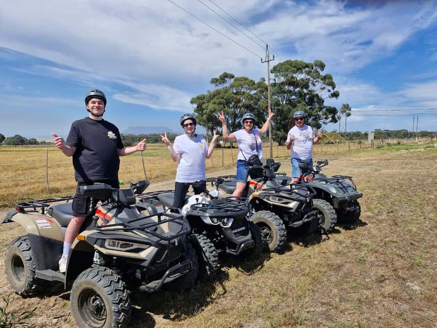 CAPE TOWN: OSTRICH RANCH QUAD BIKE RIDE & OSTRICH TOUR - Who will enjoy this most