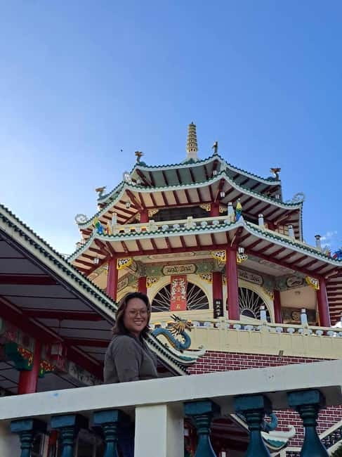 Cebu City Heritage Tour w Sirao Flower Farm & Temple of Leah - Temple of Leah and its grand stone setting
