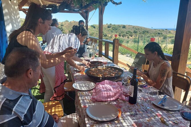 Chefcooking Paella from our Andalusian Grandmother at a Family Farm - How the setting affects the value