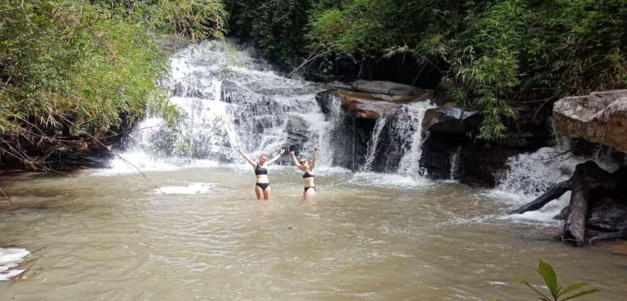 Chiang Mai: 2-Day Jungle Trek with Elephant Farm & Raft Ride - Day two: breakfast, forest paths, and elephants