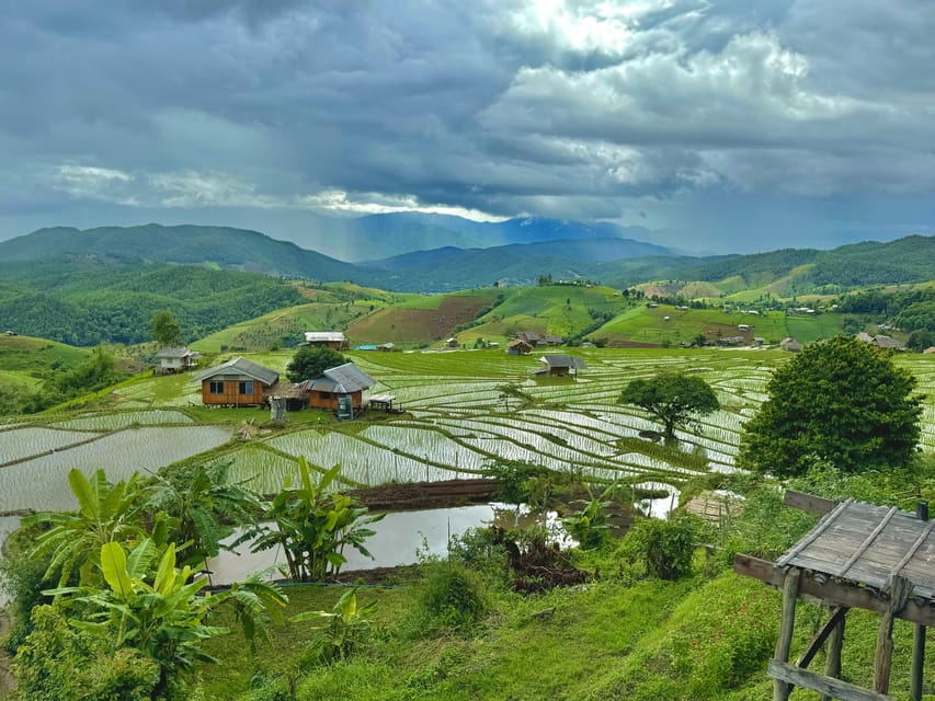 Chiangmai : Doi Inthanon unseen spot , Rice terrace & temple - Ban Mae Klang Laung and Karen coffee