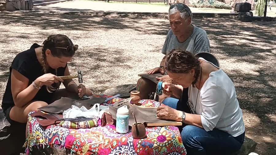 City of Salta: Alpaca and leather handicraft workshop in the open air! - A personal lesson with Carlos