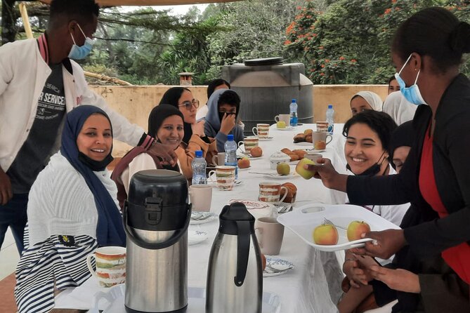 Coffee farm tour, coffee roasting and tasting experience - Walking among coffee trees at All Seasons Coffee