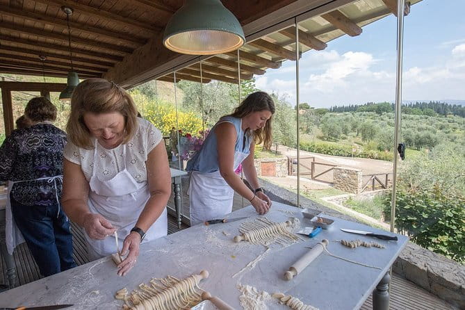 Cooking Class and Lunch at a Tuscan Farmhouse with Local Market Tour from Florence - What the $145 price includes