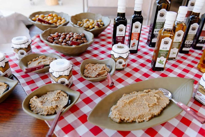 Crete: Olive Oil Festival, Farm Dinner, Live Show & Pickup - The farm buffet and wood-fired dinner