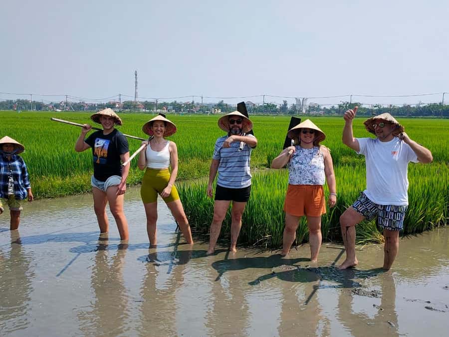 Cycling, Water Buffalo Riding, Traditional Farming Life - Paddling through Cam Thanh’s water-palm waterways