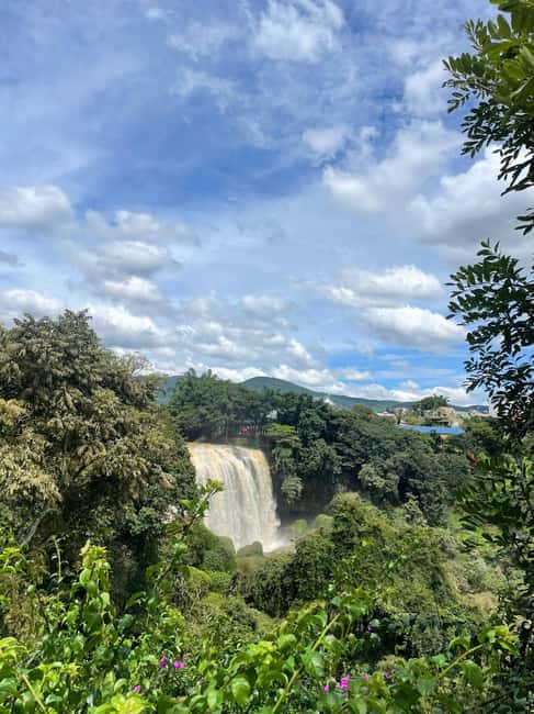 Da Lat: Waterfalls, Farms & Pagoda Easy Rider Motorbike Tour - Datanla Waterfall begins the morning