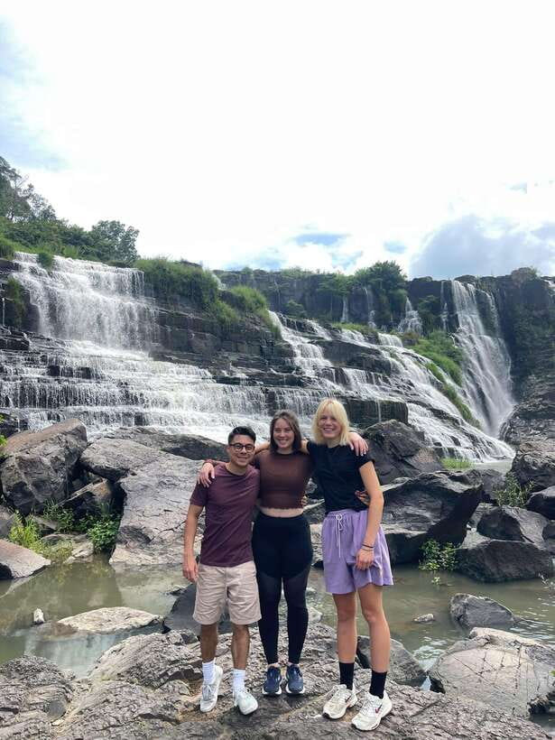 Dalat: MOTORBIKE TOUR TO PONGOUR FALLS- SILK- COFFEE FARM - K’ho Tribal Village and local craft work