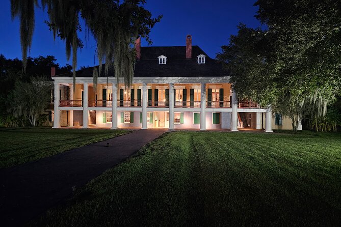 Destrehan Plantation Haunted Night Tour - Inside the main house with a historian