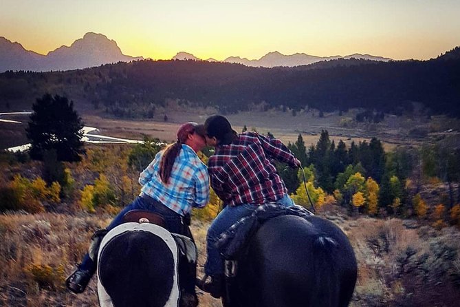 Dinner Cookout Ride at Heart Six Ranch - Buffalo Fork River views with the Tetons beyond