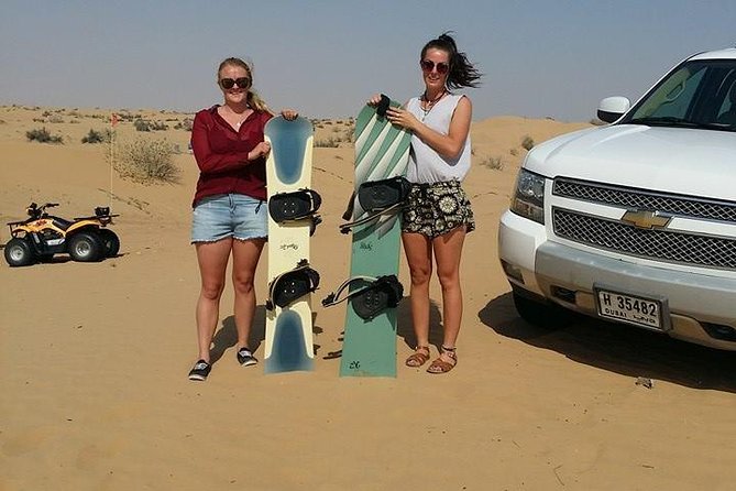 Dubai Desert Morning Tour in 4WD Vehicle: Camel Ride, Quad Bike Tour, Sandboarding, and Camel Farm - The 4x4 Ride Into the Sand
