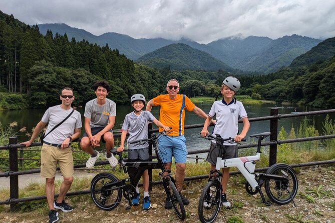 E Bike in Yuzawa Mountain Views Lake Daigenta and Rice Terraces - Why this Yuzawa ride is worth your morning