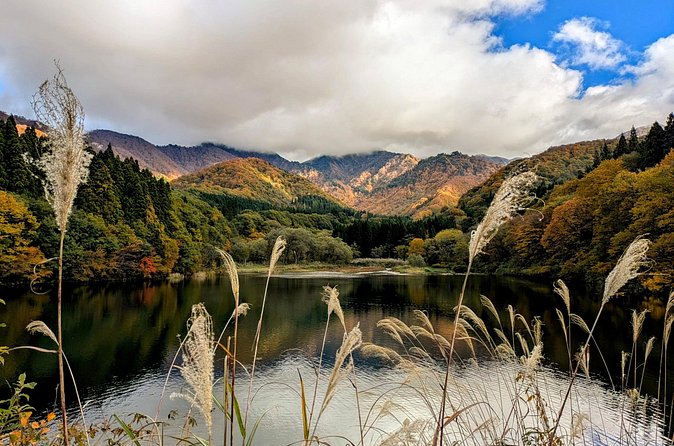 E Bike in Yuzawa Mountain Views Lake Daigenta and Rice Terraces - Picking the right season for your ride