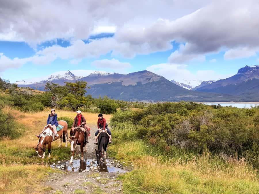 El Calafate: Nibepo Aike Ranch with Horseback Riding - The road from El Calafate to Nibepo Aike