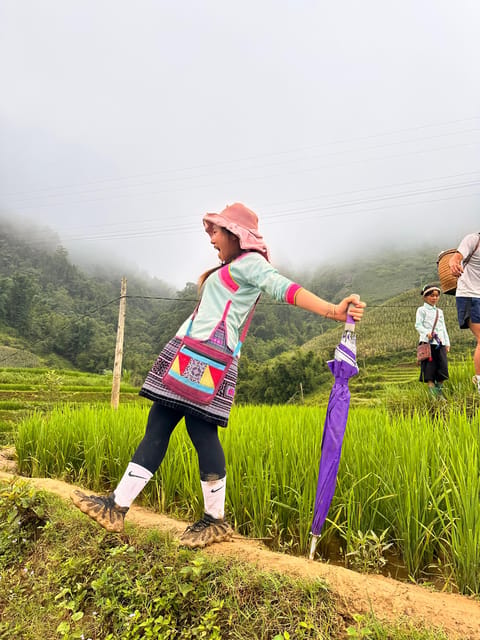 Explore Sapa by TrekkingAdventures, Mountain,Rice fields - Lao Chai, lunch, and Black Hmong life